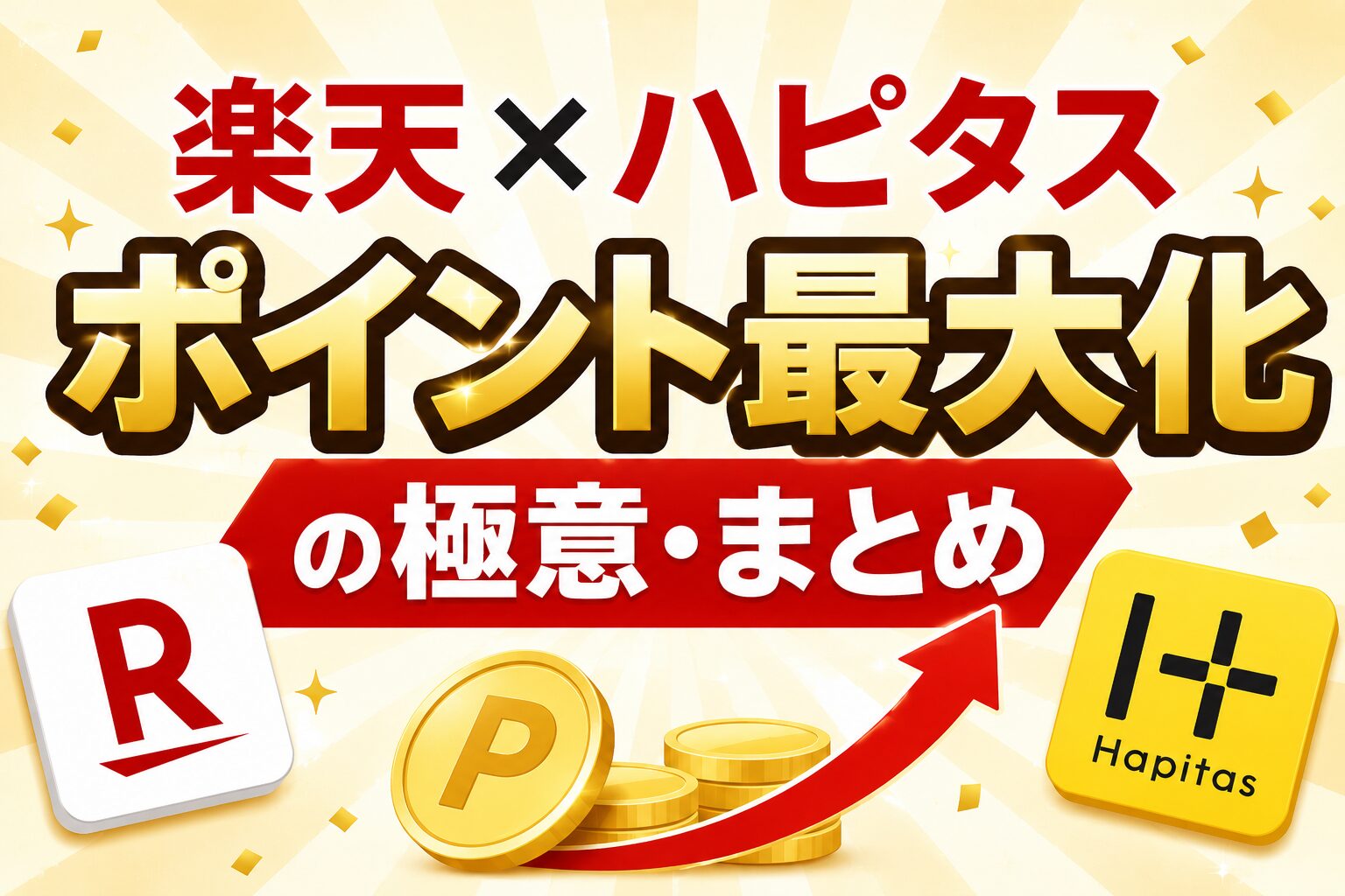 【楽天×ハピタス】ポイント最大化の極意・まとめ